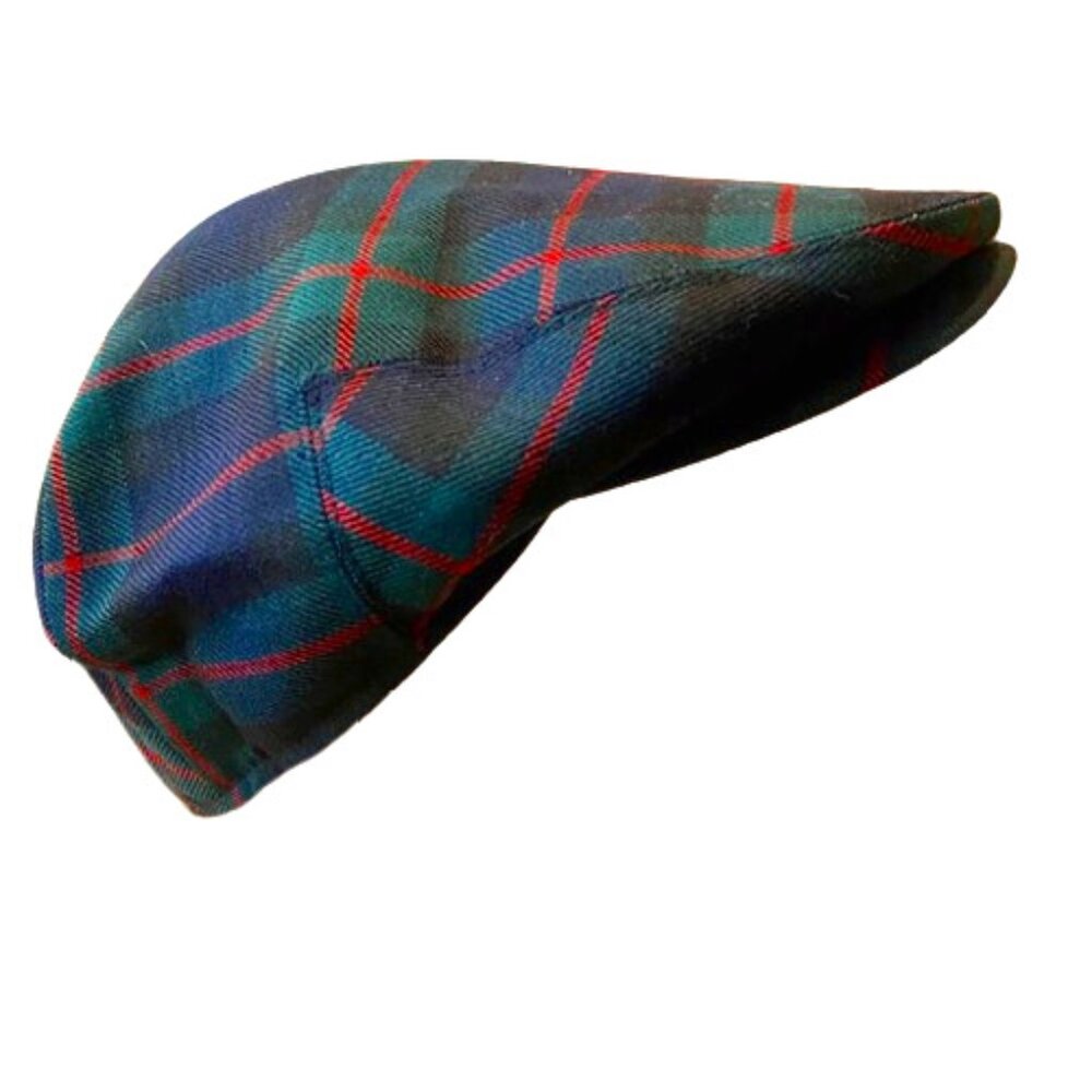 Baskerville Flat Cap Snap Front NWT Pelham Plaid Ivy Lightweight Wool Size XL